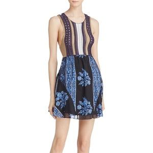 Free People CROCHETED MINI DRESS medium